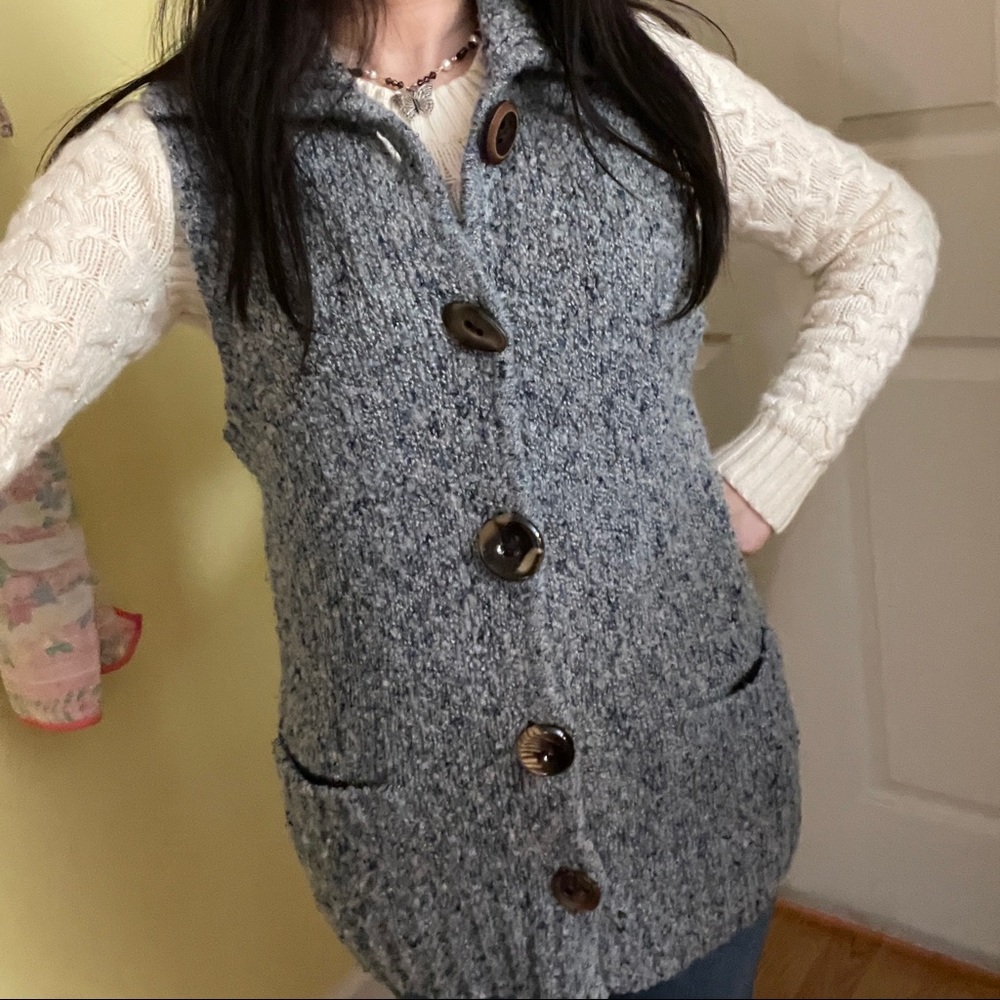 Anthropologie Curio Knit Sleeveless Vest